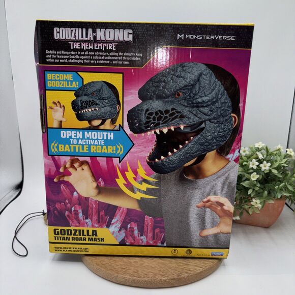 Godzilla x Kong The New Empire Godzilla Titan Roar Mask 2024 Party Halloween NIB - Picture 6 of 9